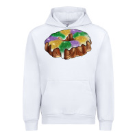 White mardi gras king cake Urban Hoodie - RanaPortraitStore