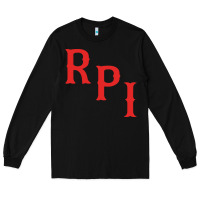 Black rpi engineers Long Sleeve Tee - linhVisuals
