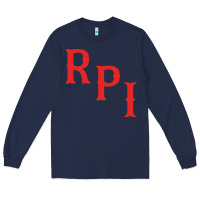 Navy rpi engineers Long Sleeve Tee - linhVisuals