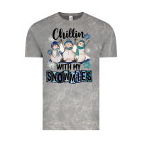 Cloud Rock Chillin With My Snowmies Vintage Tee - FaDigitalArtStudio