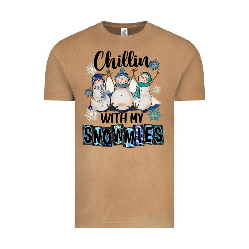Chillin With My Snowmies Vintage Tee by FaDigitalArtStudio | Teevron