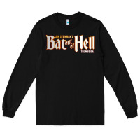 Black BAT OUT OF HELL THE MUSICAL Long Sleeve Tee - linhVisuals