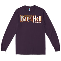 Plum BAT OUT OF HELL THE MUSICAL Long Sleeve Tee - linhVisuals