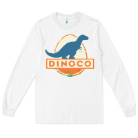 White dinoco oil 1930 Long Sleeve Tee - linhVisuals