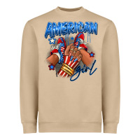 Mushroom Afro american girl sneakers Heavyweight Sweatshirt - RanaPortraitStore