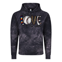 Cloud Black for the love of the game baseball Vintage Hoodie - CowhideDigitalArt