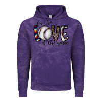 Cloud Purple for the love of the game baseball Vintage Hoodie - CowhideDigitalArt