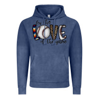 Vintage Denim for the love of the game baseball Vintage Hoodie - CowhideDigitalArt