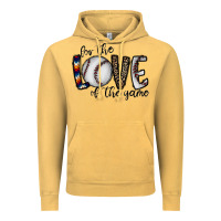 Vintage Mustard for the love of the game baseball Vintage Hoodie - CowhideDigitalArt