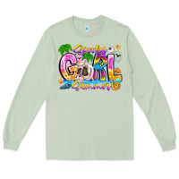 Matcha spooky girl summer Long Sleeve Tee - CowhideDigitalArt