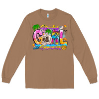 Toasted Coconut spooky girl summer Long Sleeve Tee - CowhideDigitalArt