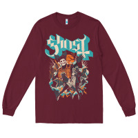 Burgundy ghost   impera maestro t shirt Long Sleeve Tee - linhVisuals