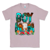 Lilac Boy Mom Flowers Cow Classic Tee - CowCowDesign