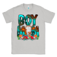 Moon Dust Boy Mom Flowers Cow Classic Tee - CowCowDesign