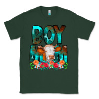 Sports Green Boy Mom Flowers Cow Classic Tee - CowCowDesign