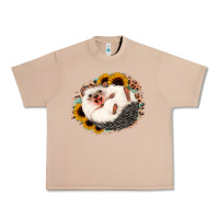 Burro happy hedgehog sunflower leopard Urban Heavy Tee - Jasminsmagicworld