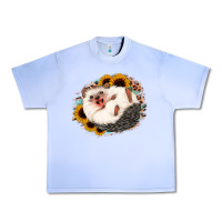 Grape Ice happy hedgehog sunflower leopard Urban Heavy Tee - Jasminsmagicworld