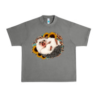 Tornado happy hedgehog sunflower leopard Urban Heavy Tee - Jasminsmagicworld