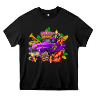 Black mardi gras truck olivia Heavy Core Tee - OliviaCreatesArt