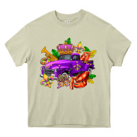 Mossy mardi gras truck olivia Heavy Core Tee - OliviaCreatesArt