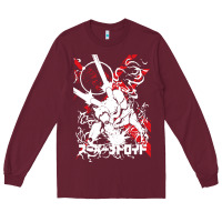 Burgundy #metroid Long Sleeve Tee - linhVisuals