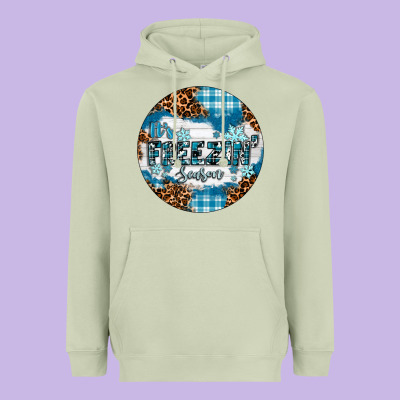 It's Freezin' Season Heavyweight Hoodie Designed By Ranaportraitstore