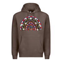 Coffee usa camouflage rainbow Premium Hoodie - Artiststas