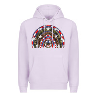 Lilac usa camouflage rainbow Premium Hoodie - Artiststas