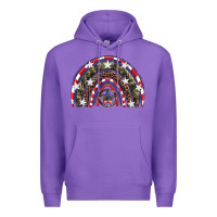 Purple usa camouflage rainbow Premium Hoodie - Artiststas