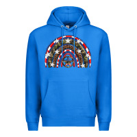 True Royal usa camouflage rainbow Premium Hoodie - Artiststas