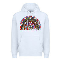 White usa camouflage rainbow Premium Hoodie - Artiststas