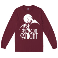 Burgundy moon knight pop culture geekdom Long Sleeve Tee - linhVisuals