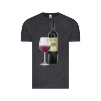 Vintage Black California Wine Vintage Tee - RanaPortraitStore