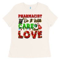 Pharmacist Do It With Care And Love Christmas Ladies Tee | Teevron
