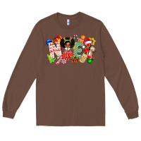 Chestnut Noel Afro Girl Baby Long Sleeve Tee - CowhideDigitalArt
