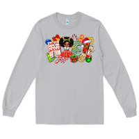 Moon Dust Noel Afro Girl Baby Long Sleeve Tee - CowhideDigitalArt