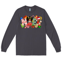 Smoke Noel Afro Girl Baby Long Sleeve Tee - CowhideDigitalArt