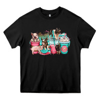 Black pig coffee cups Heavy Core Tee - OliviaCreatesArt