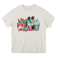 Cream pig coffee cups Heavy Core Tee - OliviaCreatesArt