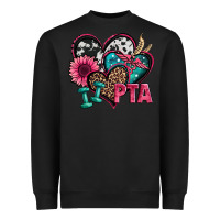 Black pta physical therapy assistant hearts Heavyweight Sweatshirt - Jasminsmagicworld