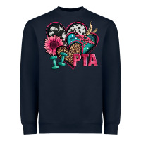 Navy pta physical therapy assistant hearts Heavyweight Sweatshirt - Jasminsmagicworld