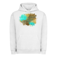 Pigment Lunar Rock turquoise leopard patch Urban Hoodie - Jasminsmagicworld