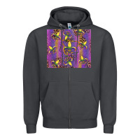 Smoke mardi gras fleur de lis Zipper Hoodie - RanaPortraitStore