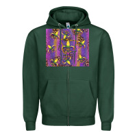 Sports Green mardi gras fleur de lis Zipper Hoodie - RanaPortraitStore