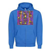 True Royal mardi gras fleur de lis Zipper Hoodie - RanaPortraitStore