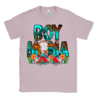 Lilac Boy Mama Flowers Cow Classic Tee - CowCowDesign