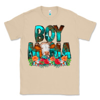 Mushroom Boy Mama Flowers Cow Classic Tee - CowCowDesign