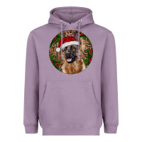 Lavender German Shepherd Christmas Heavyweight Hoodie - RanaPortraitStore