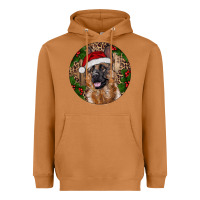 Meerkat German Shepherd Christmas Heavyweight Hoodie - RanaPortraitStore