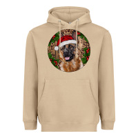 Mushroom German Shepherd Christmas Heavyweight Hoodie - RanaPortraitStore